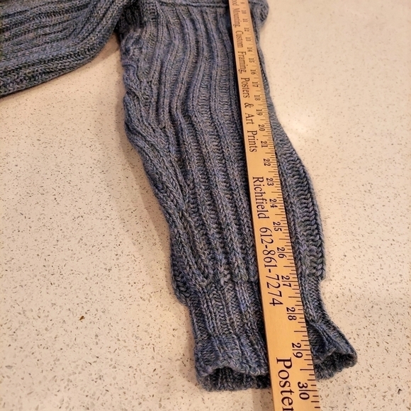 Vintage Byford 100% Wool Made in England Pullover Sweater Large Thick Cable Knit - Picture 10 of 12